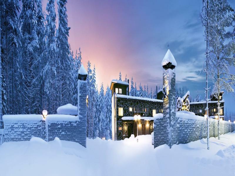 Vuokatin Aateli Castle Apartment Vuokatti Bagian luar foto